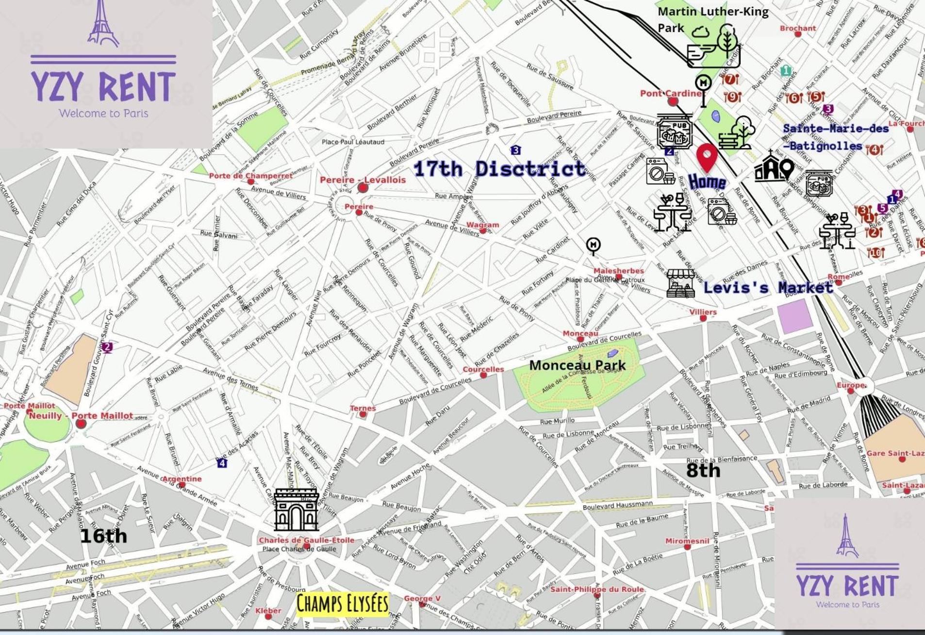 Studio Moderne Au Coeur De Paris Batignolles 外观 照片